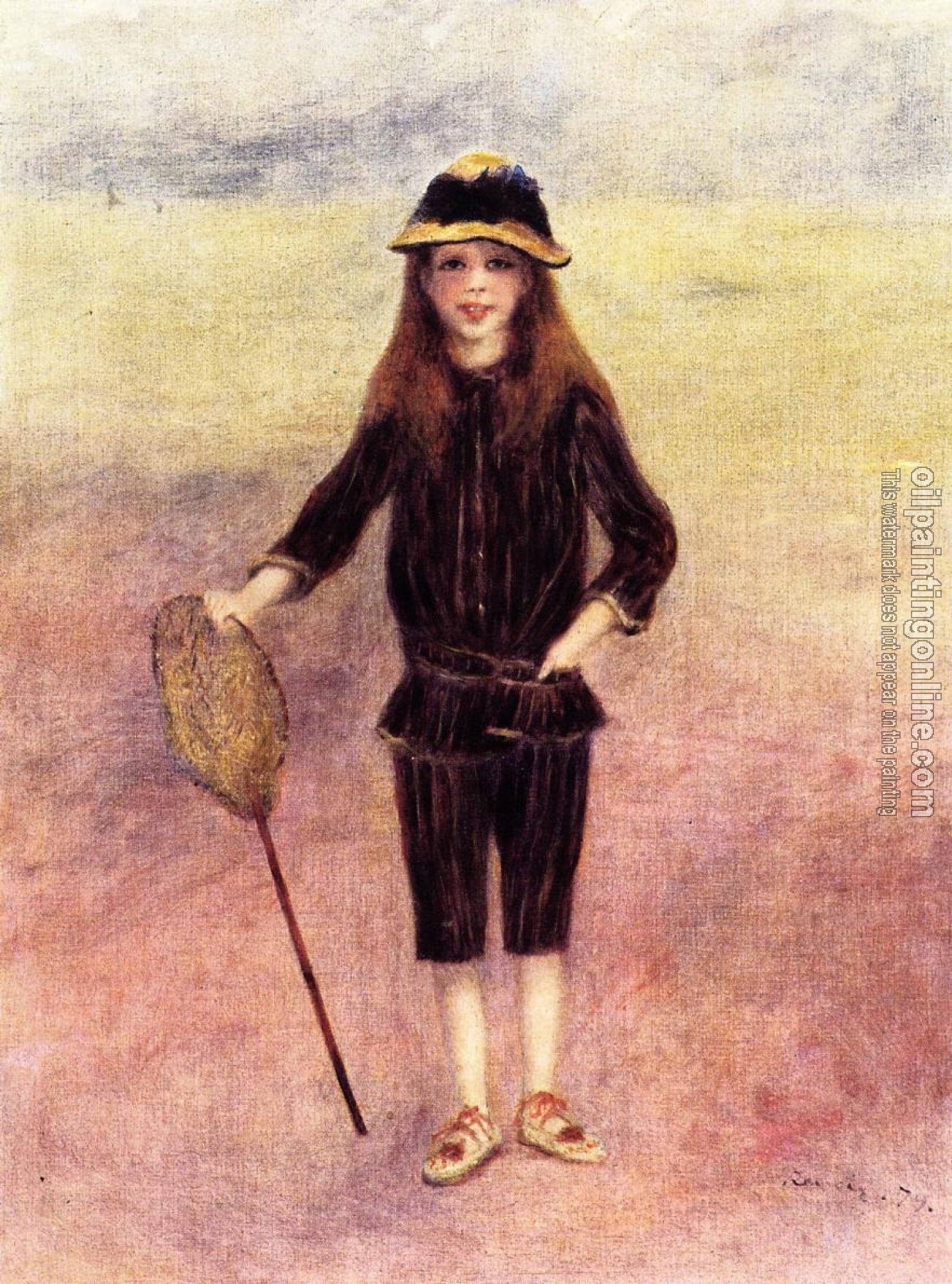 Renoir, Pierre Auguste - The Little Fishergirl, Marthe Berard